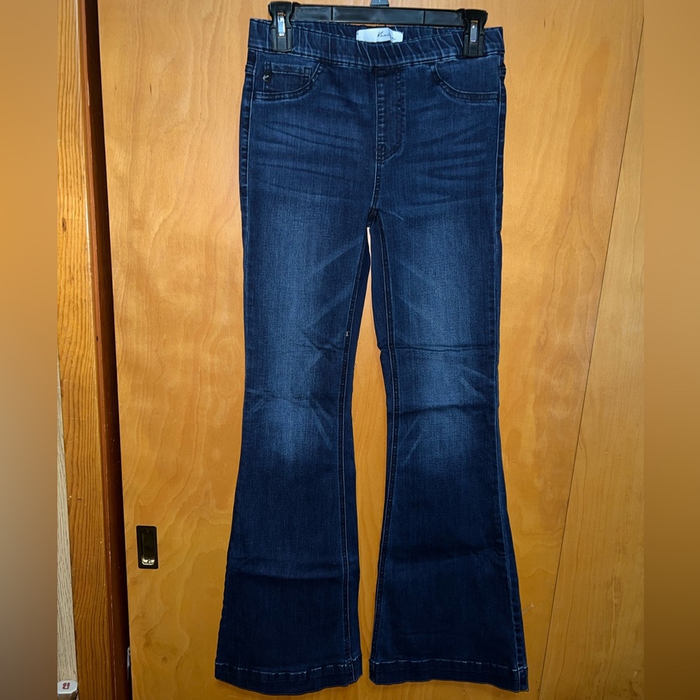 KanCan Indigo Flare Wide-Leg Jeans